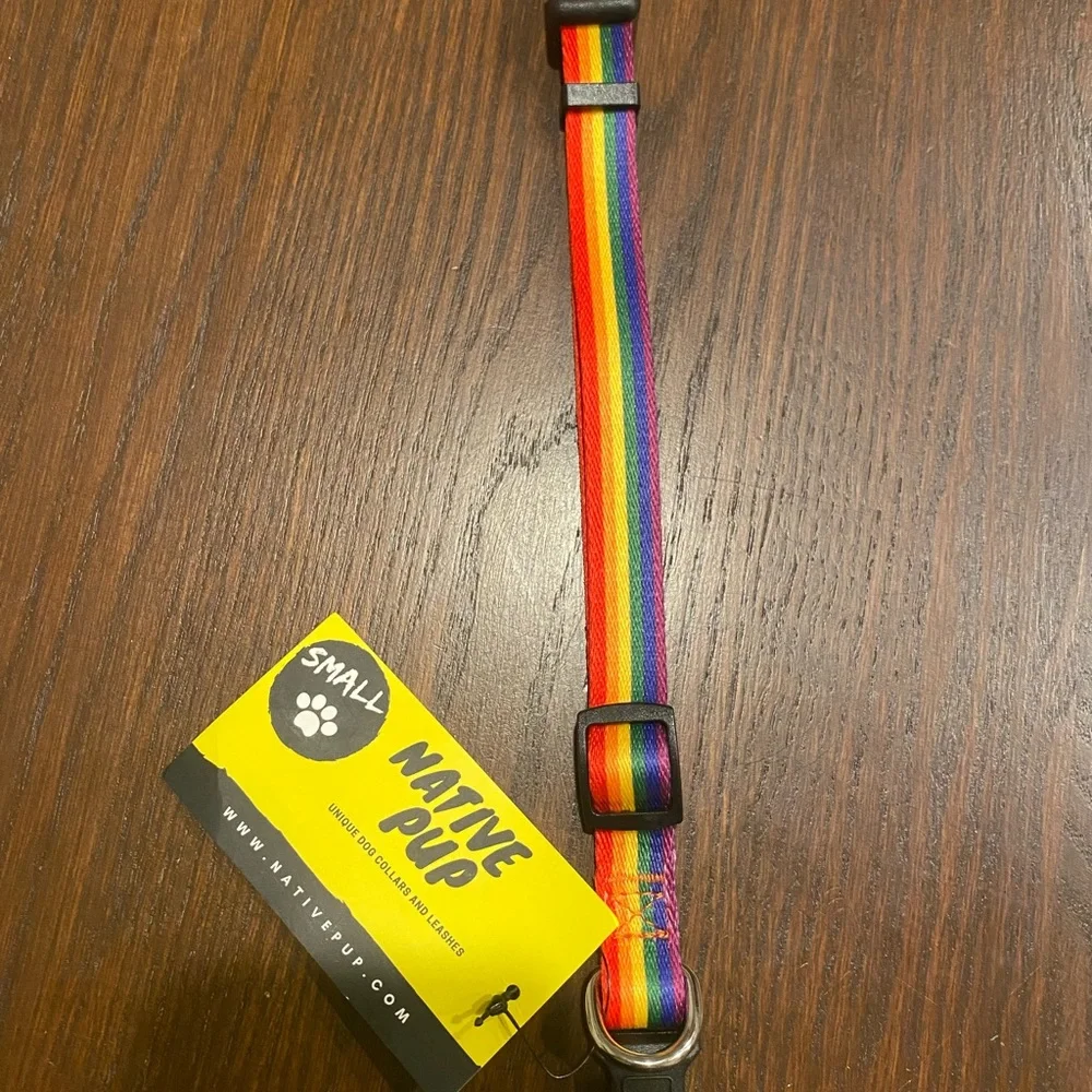 🌈 Rainbow Small Dog Collar 🌈 🐶